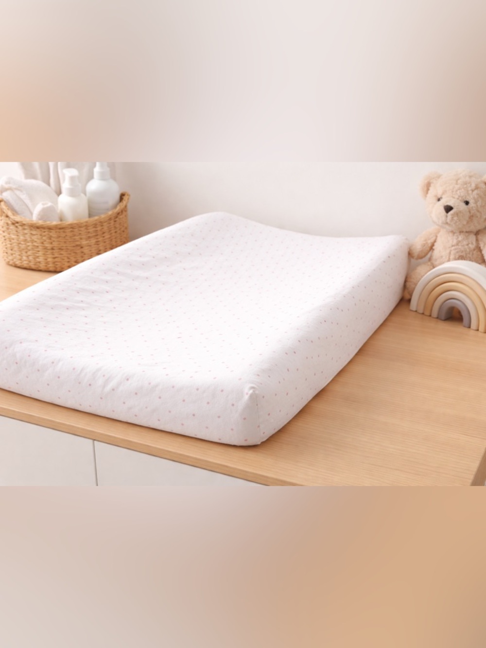 Simple Joys by Carter’s | Pink Polka Dot Changing Pad Cover